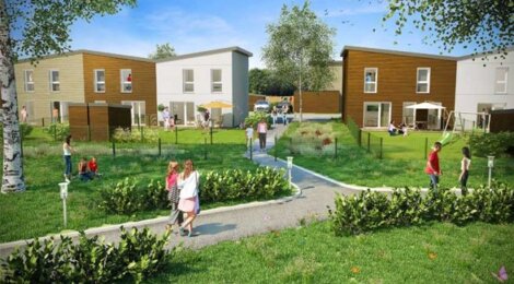 Programme immobilier neuf Bétheny - Bétheny : 45 maisons T3–T5 en ossature bois avec jardins et économies d’énergie
 (51450) - Référence : 11992