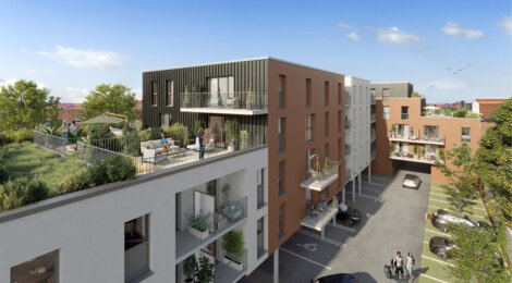 Programme immobilier neuf L'AVANT-SCENE - Béthune : appartements neufs T2–T4 à 5 min du centre-ville (62400) - Référence : 15716