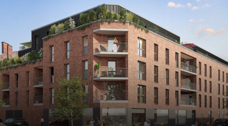 Programme immobilier neuf L'AVANT-SCENE - Béthune : appartements neufs T2–T4 à 5 min du centre-ville (62400) - Référence : 15716