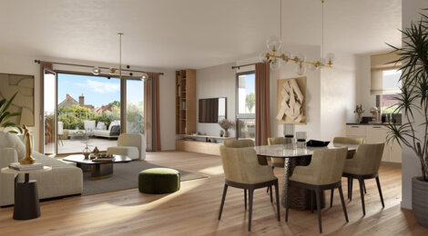 Programme immobilier neuf L'AVANT-SCENE - Béthune : appartements neufs T2–T4 à 5 min du centre-ville (62400) - Référence : 15716