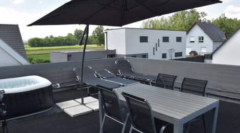 Programme immobilier neuf Les DUOS des POTIERS - Betschdorf : appartements neufs Duo avec jardin ou terrasse près du cœur de bourg (67660) - Référence : 7337