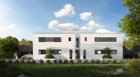 Programme immobilier neuf Les DUOS des POTIERS - Betschdorf : appartements neufs Duo avec jardin ou terrasse près du cœur de bourg (67660) - Référence : 7337