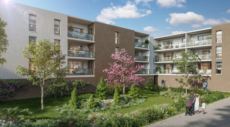 Programme immobilier neuf OSMOSE - Béziers : 69 appartements neufs T2–T4 à 5 min des Arènes (34500) - Référence : 15097
