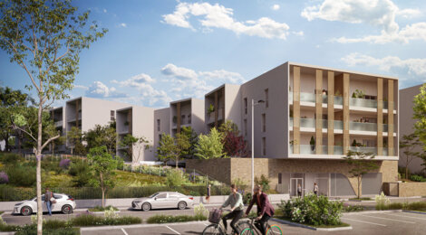 Programme immobilier neuf Les CINQ SENS - Béziers : appartements et maison neuve du studio au 4 pièces en quartier Courondelle (34500) - Référence : 15092