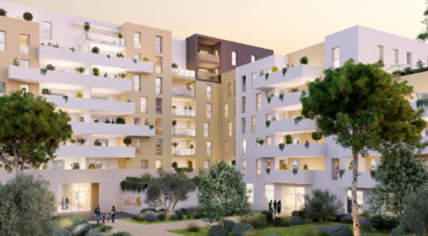 Programme immobilier neuf ATHENA - Béziers : Appartements studio–T4 avec terrasses, parkings privatifs et proximité gare (34500) - Référence : 14534
