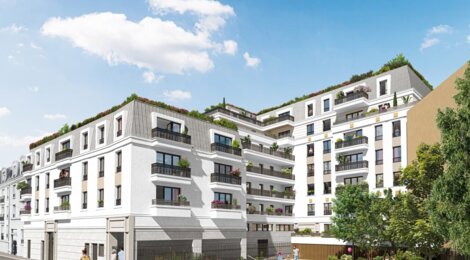 Programme immobilier neuf Les Balcons de Zola - Bezons : appartements neufs du 2 au 4 pièces à 650m du Tram 2 (95870) - Référence : 15316