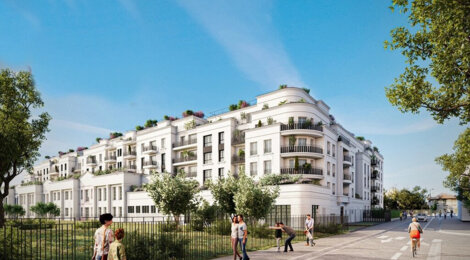 Programme immobilier neuf LES JARDINS ALBERT 1ER -  Bezons : appartements neufs du studio au 5 pièces à 32 min de la Défense (95870) - Référence : 15335