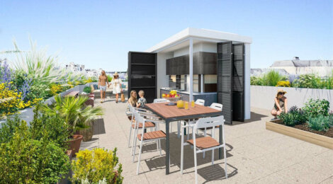 Programme immobilier neuf Square Art Déco - Bezons : Appartements T2–T4 avec terrasses, balcons et proximité La Défense (95870) - Référence : 17171