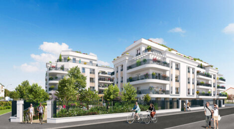 Programme immobilier neuf Square Art Déco - Bezons : Appartements T2–T4 avec terrasses, balcons et proximité La Défense (95870) - Référence : 17171