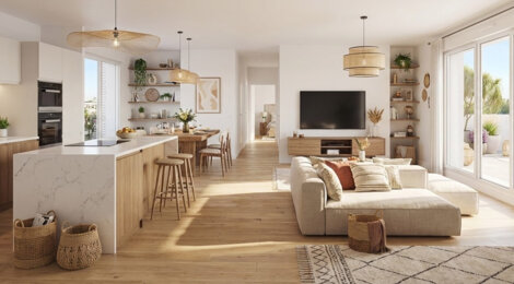 Programme immobilier neuf LES JARDINS DE NEIL - Bezons-Argenteuil proche du quartier La Défense (95870) - Référence : 16774