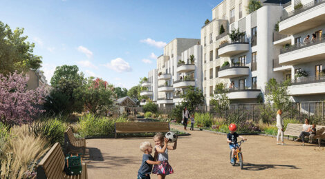 Programme immobilier neuf LES JARDINS DE NEIL - Bezons-Argenteuil proche du quartier La Défense (95870) - Référence : 16774