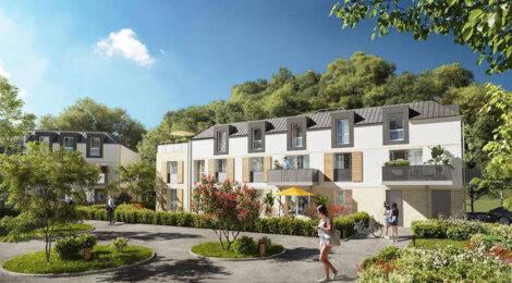 Programme immobilier neuf Arbora - Bièvres : Appartements T3–T5 avec balcons, terrasses et jardins en lisière du bois du Loup Pendu (91570) - Référence : 14236
