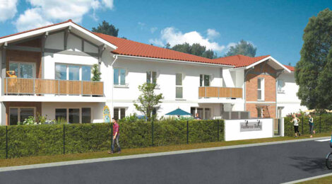 Programme immobilier neuf Glassy - Biscarrosse : 13 appartements neufs entre lacs, forêt et plages (40600) - Référence : 11712