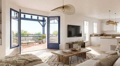 Programme immobilier neuf COTÉ LAC - Biscarrosse adresse pratique proche centre et nature (40600) - Référence : 17389