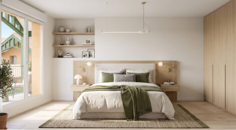 Programme immobilier neuf LA VILLA EUGENIE - Biscarrosse : appartements neufs du 2 au 5 pièces à 500 m de la place de l’Église (40600) - Référence : 15470