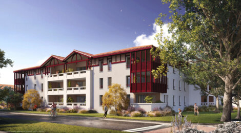 Programme immobilier neuf RESIDENCE L'ESSENCIEL - Biscarrosse : appartements neufs T2–T4 à 400 m du château de Montbron (40600) - Référence : 10903