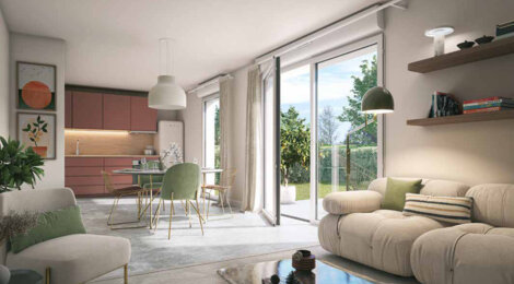 Programme immobilier neuf Les Jardins Sophoras - Bischheim aux portes de Strasbourg (67800) - Référence : 15928
