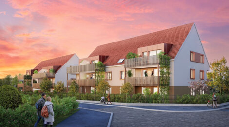 Programme immobilier neuf VILLAS L'ECRIN - Bischoffsheim : appartements neufs du 2 au 4 pièces à 5 min d'Obernai (67870) - Référence : 7870