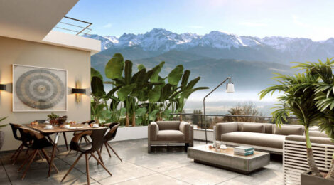 Programme immobilier neuf Les Balcons de Belledonne - Biviers : Appartements T2–T5 avec terrasses, jardins et orientation sud-est dans le quartier de la Grivelière (38330) - Référence : 11957