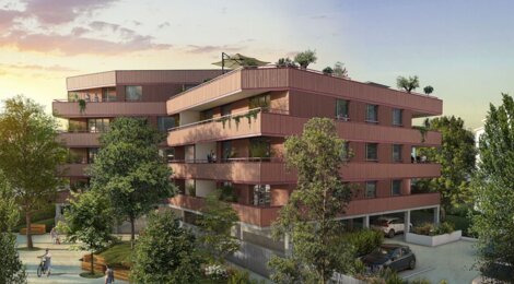 Programme immobilier neuf IKKI - Blagnac : appartements neufs du studio au T4 à deux pas du parc du Grand Noble (31700) - Référence : 14813