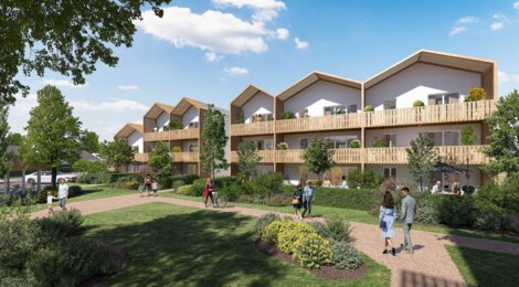 Programme immobilier neuf Parc et Plaisance -  Blain : appartements neufs du 2 au 4 pièces entre canal et centre-ville (44130) - Référence : 15224