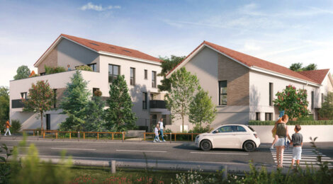 Programme immobilier neuf BELLA VITA - Blanquefort : Appartements studio–T5 et maisons T3–T4 avec terrasses, jardins privatifs et proximité commerces (33290) - Référence : 14708