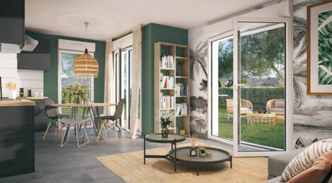 Programme immobilier neuf BELLA VITA - Blanquefort : Appartements studio–T5 et maisons T3–T4 avec terrasses, jardins privatifs et proximité commerces (33290) - Référence : 14708