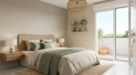 Programme immobilier neuf BELLA VITA - Blanquefort : Appartements studio–T5 et maisons T3–T4 avec terrasses, jardins privatifs et proximité commerces (33290) - Référence : 17795