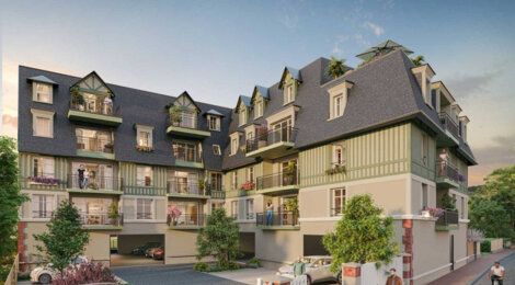 Programme immobilier neuf ÉCRIN DE ROSE - Blonville-sur-Mer à deux pas de la plage (14910) - Référence : 12364