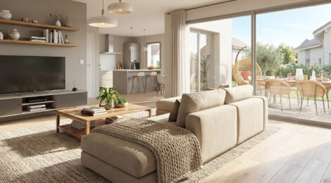 Programme immobilier neuf Le Domaine des Alizés - Bloye proche Annecy entre nature et confort moderne (74150) - Référence : 17130