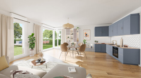 Programme immobilier neuf Les Terrasses d'Aliona - Bobigny : appartements neufs du studio au 5 pièces proche des commodités (93000) - Référence : 18166