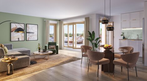 Programme immobilier neuf Agora - Bois-d’Arcy : maisons et appartements neufs du 2 au 5 pièces à 4 min de la gare Fontenay-le-Fleury (78390) - Référence : 15445