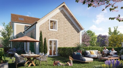 Programme immobilier neuf Agora - Bois-d’Arcy : maisons et appartements neufs du 2 au 5 pièces à 4 min de la gare Fontenay-le-Fleury (78390) - Référence : 15445