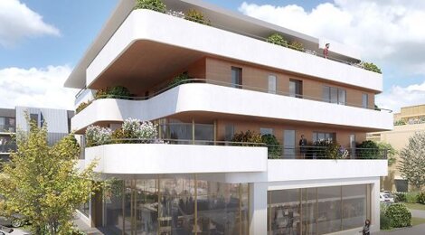 Programme immobilier neuf Le Faubourg Saint Antoine - Bois-Guillaume : appartements neufs au cœur des commerces, confort RE2020 et parking (76230) - Référence : 15653