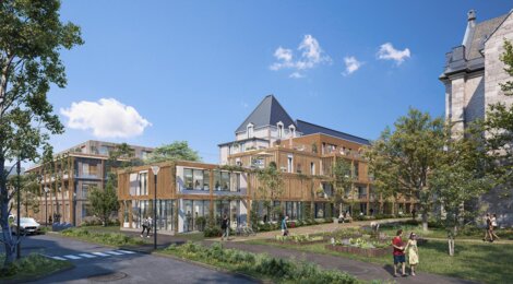 Programme immobilier neuf Le Domaine - Bois-Guillaume : appartements neufs T2–T5 face au parc Andersen (76230) - Référence : 15896