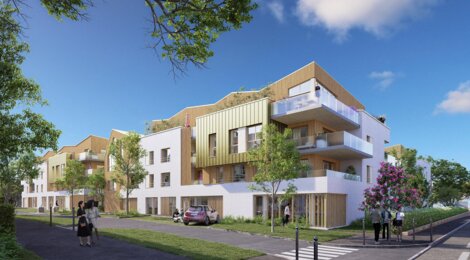 Programme immobilier neuf Le Domaine - Bois-Guillaume : appartements neufs T2–T5 face au parc Andersen (76230) - Référence : 15896