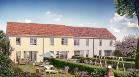 Programme immobilier neuf Les villas d'Orgenoy - Boissise-le-Roi : Maisons T3–T5 avec jardins, stationnements et luminosité naturelle proche d’Orgenoy (77310) - Référence : 5797