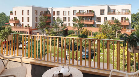 Programme immobilier neuf Carré des Ormes - Bondoufle Grand Parc, des appartements avec extérieur près de Paris (91070) - Référence : 17536