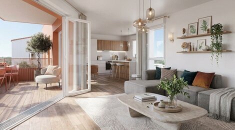Programme immobilier neuf CARRÉ NOYER - Appartements - Bondoufle proche d’un parc de 12 hectares (91070) - Référence : 16548