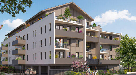 Programme immobilier neuf Le Panoramic - Bonneville aux portes de la frontière suisse (74130) - Référence : 16175