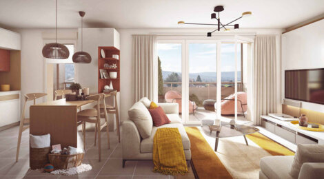 Programme immobilier neuf Central - Bons-en-Chablais  à deux pas du lac Léman (74890) - Référence : 16146