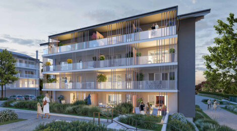 Programme immobilier neuf Central - Bons-en-Chablais  à deux pas du lac Léman (74890) - Référence : 16146