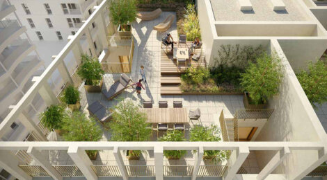 Programme immobilier neuf HEKA - Bordeaux : appartements neufs du studio au 5 pièces près du Parc Armagnac (33000) - Référence : 7381