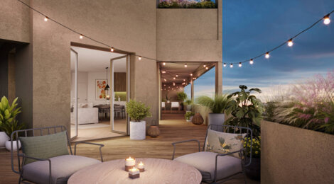 Programme immobilier neuf Estantat - BORDEAUX (33) - Bordeaux : appartements neufs du studio au T5 en quartier Bastide-Niel (33000) - Référence : 16912