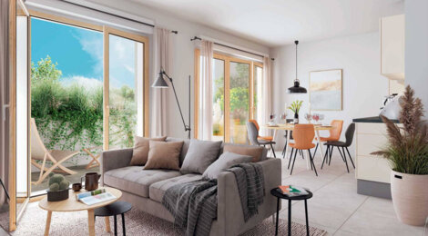Programme immobilier neuf Andamio - Bordeaux : appartements neufs T2–T4 proche du parc des expositions (33000) - Référence : 14929