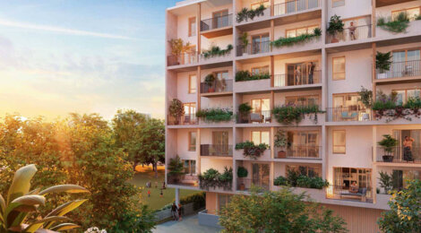 Programme immobilier neuf Andamio - Bordeaux : appartements neufs T2–T4 proche du parc des expositions (33000) - Référence : 14929