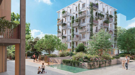 Programme immobilier neuf Andamio - Bordeaux : appartements neufs T2–T4 proche du parc des expositions (33000) - Référence : 14929