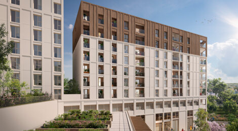 Programme immobilier neuf Pulsation - Bordeaux : appartements neufs T2–T5 à 8 min du tramway Carle Vernet (33000) - Référence : 14933