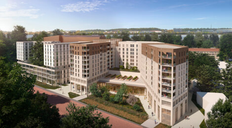 Programme immobilier neuf Résidence Etudiante Campulse - Bordeaux : appartements neufs T2–T5 proche des places Armagnac et Ferdinand Buisson
 (33000) - Référence : 9198
