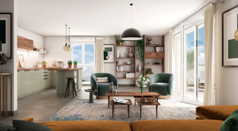 Programme immobilier neuf Résidence Etudiante Campulse - Bordeaux : appartements neufs T2–T5 proche des places Armagnac et Ferdinand Buisson
 (33000) - Référence : 9198